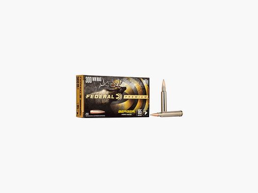 Büchsenmunition FEDERAL Berger Hibrid Hunter – 300 Win. Mag. – 185 grains
