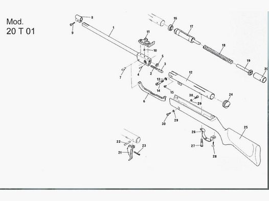 Ersatzteil DIANA 21 TO5 – Komplettkolben F.16/17