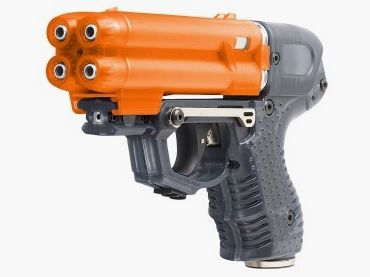 Jet Protector JPX6 Pfefferpistole 4 Schuss + Laserzielhilfe zur Tierabwehr