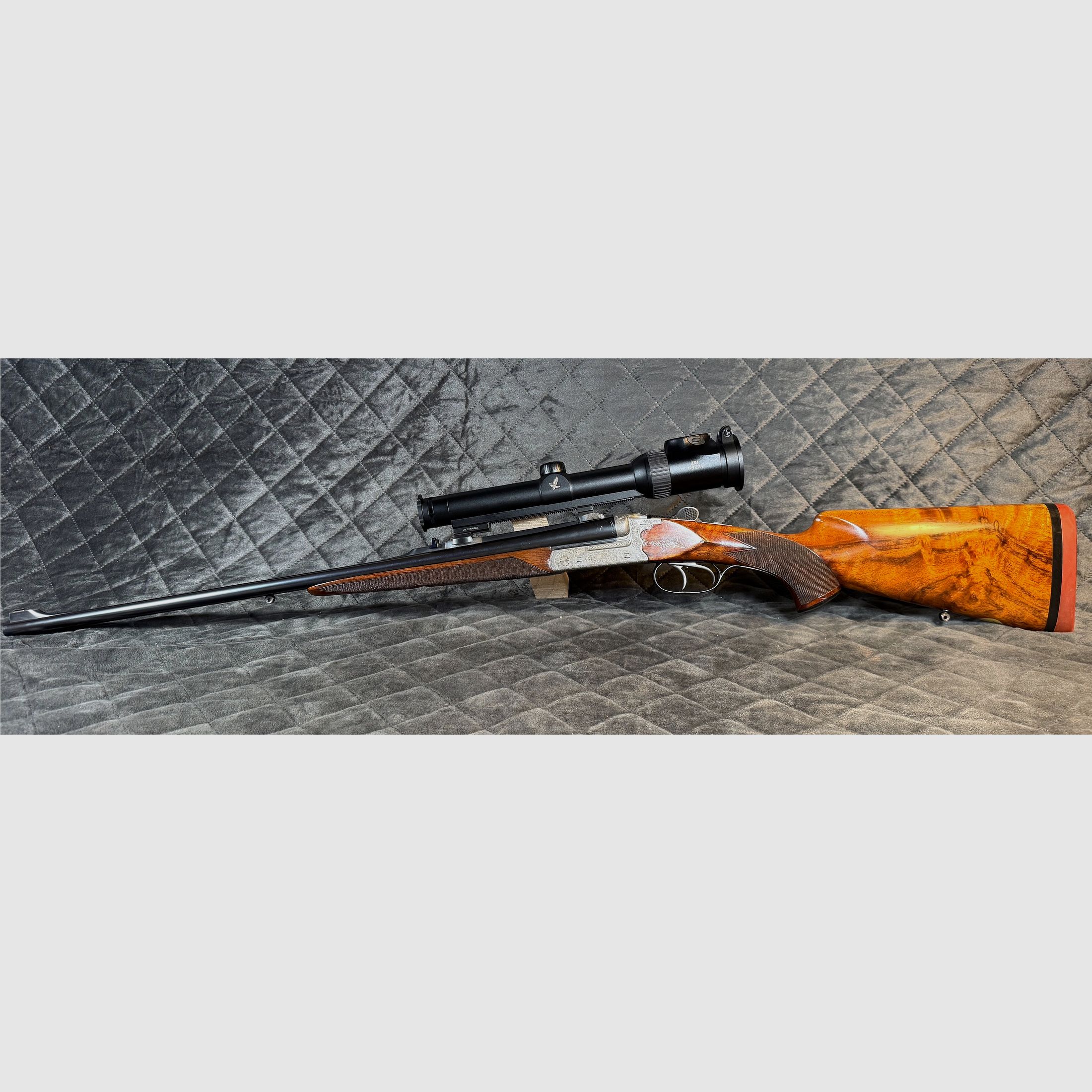 Doble rifle Hambrusch Ferlach 9,3x74R Swarovski Z6i TOP!