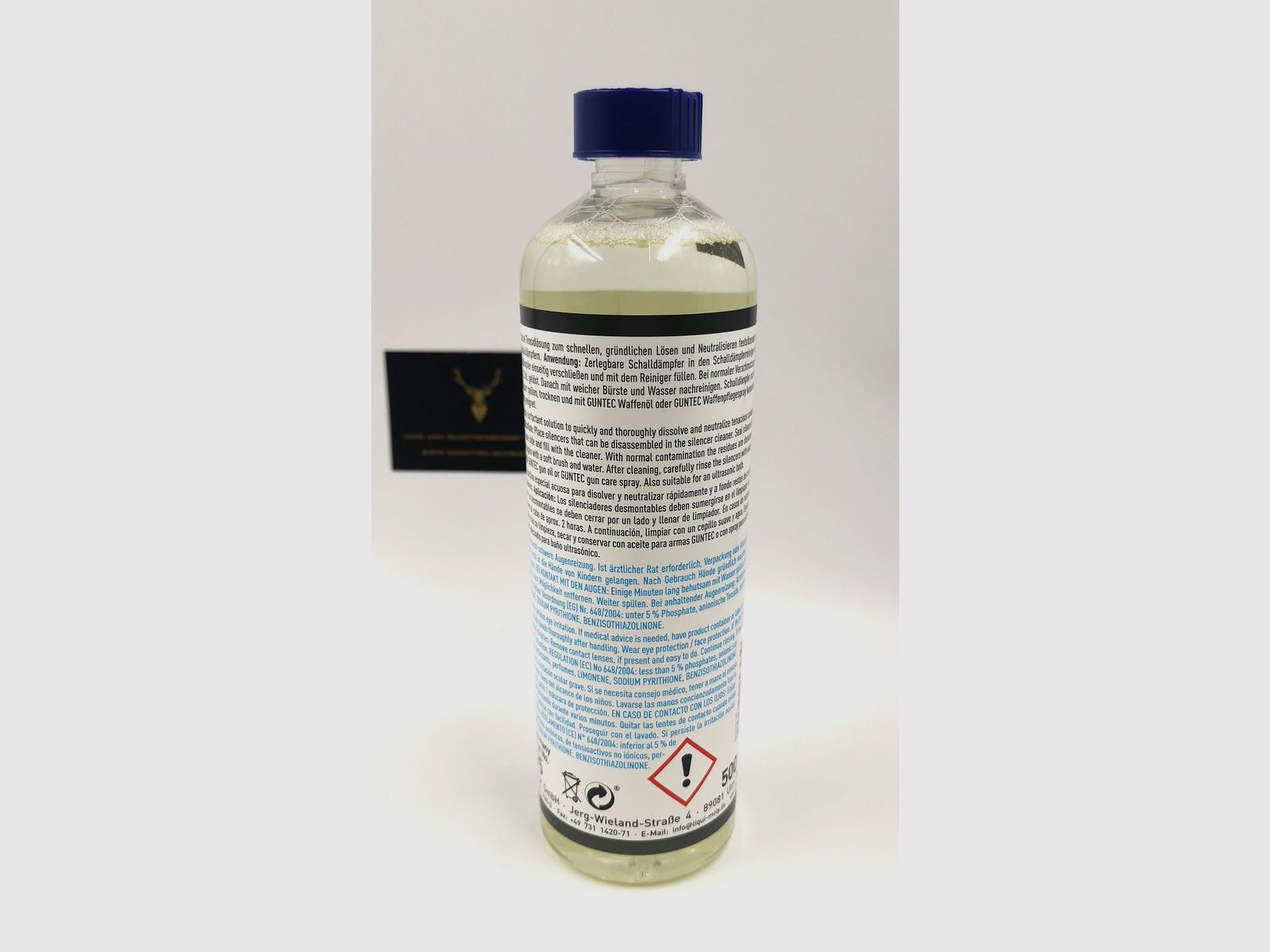 LIQUI MOLY GUNTEC Schalldämpferreiniger 500ml Waffenpflege & Reiniger Schalldämpfer Jagd Gewehr