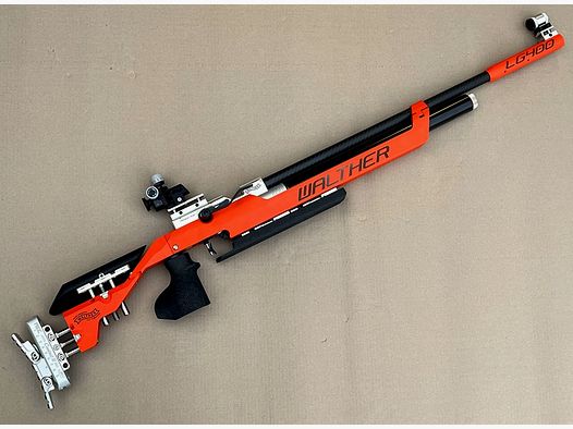 CARABINA DE AIRE WALTHER LG400 ALUTEC EXPERT - COLORES ESPECIALES "NARANJA"