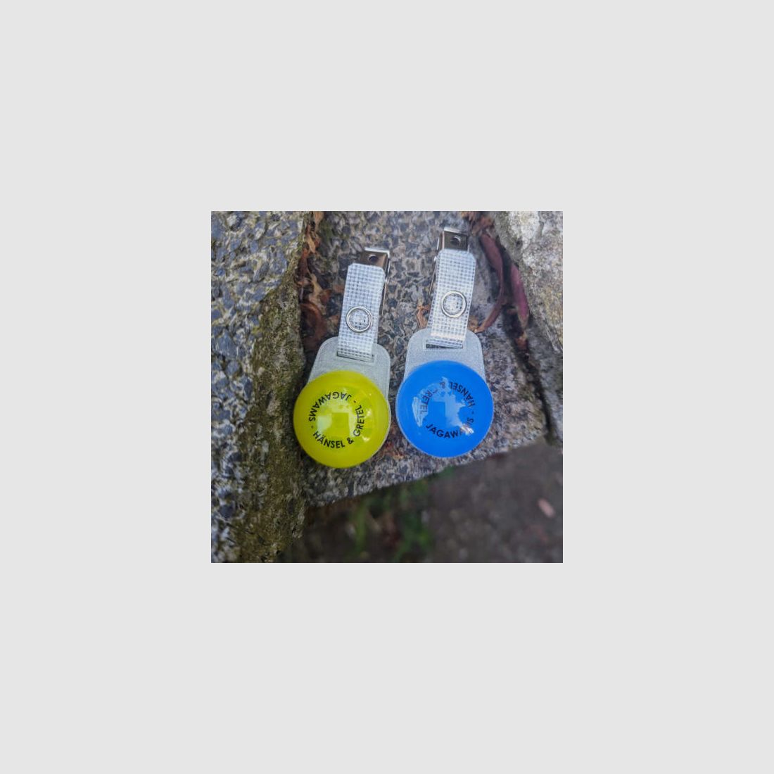 Für Nachtjagd: LED Blinklichter "Hänsel & Gretel" zum Markieren - 2er Set
