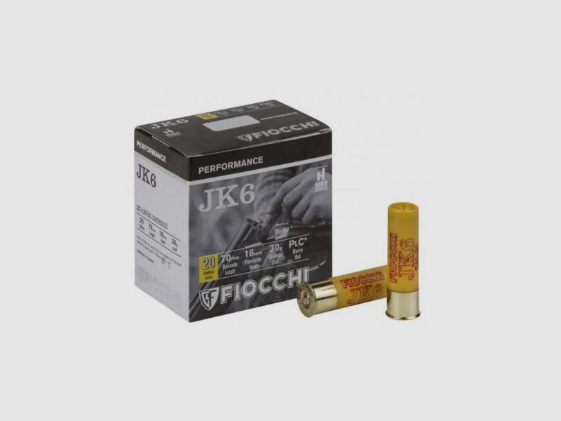 FIOCCHI Patronen JK6 Kal.20 gr.30 pb.7 spezielle Taube