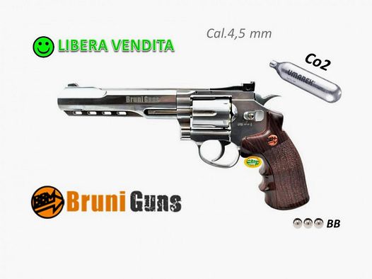 BRUNI Revolver Super Sport 6 Zoll Kal. 4,5 CO2