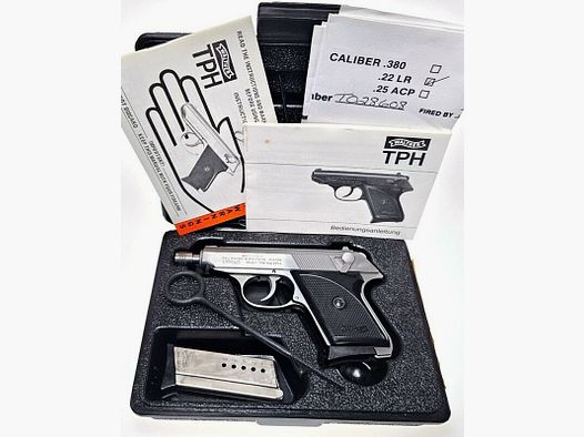 Walther INTERARMS TPH (stainless) mit Schalldämpfer