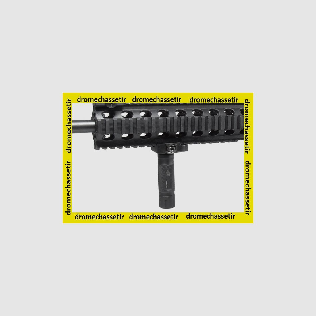 Kleine tactische aluminiumgreep voor Picatinny-rail met snelspanhendel, zwart, afbeelding 3 van 3