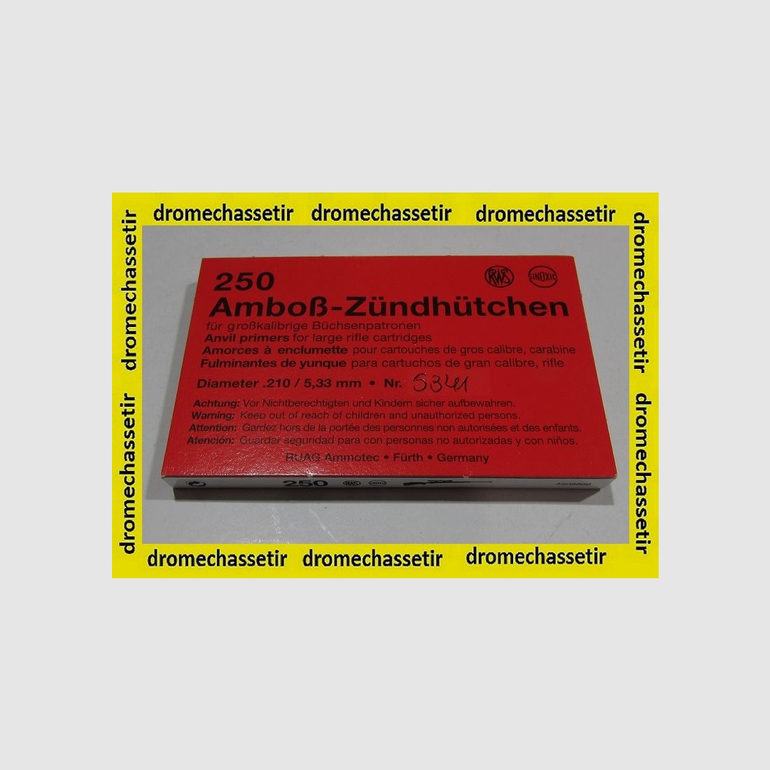 Scatola da 1000 inneschi RWS Large Rifle rif. 5341, immagine 3 di 3