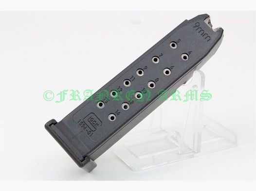 Glock 19 cargador de 15 disparos 9mm Luger