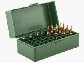 Boîte de rangement 50 munitions cal. 222 / 223