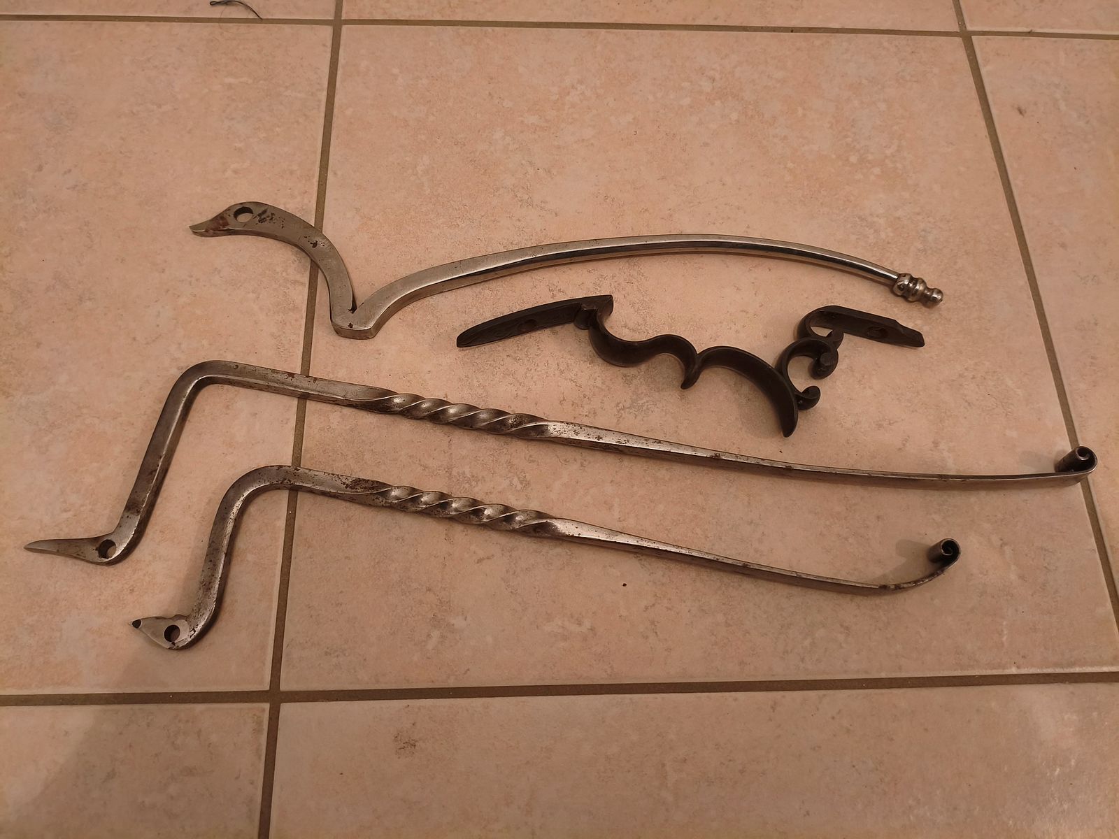 Historische set van armbrustaftrek