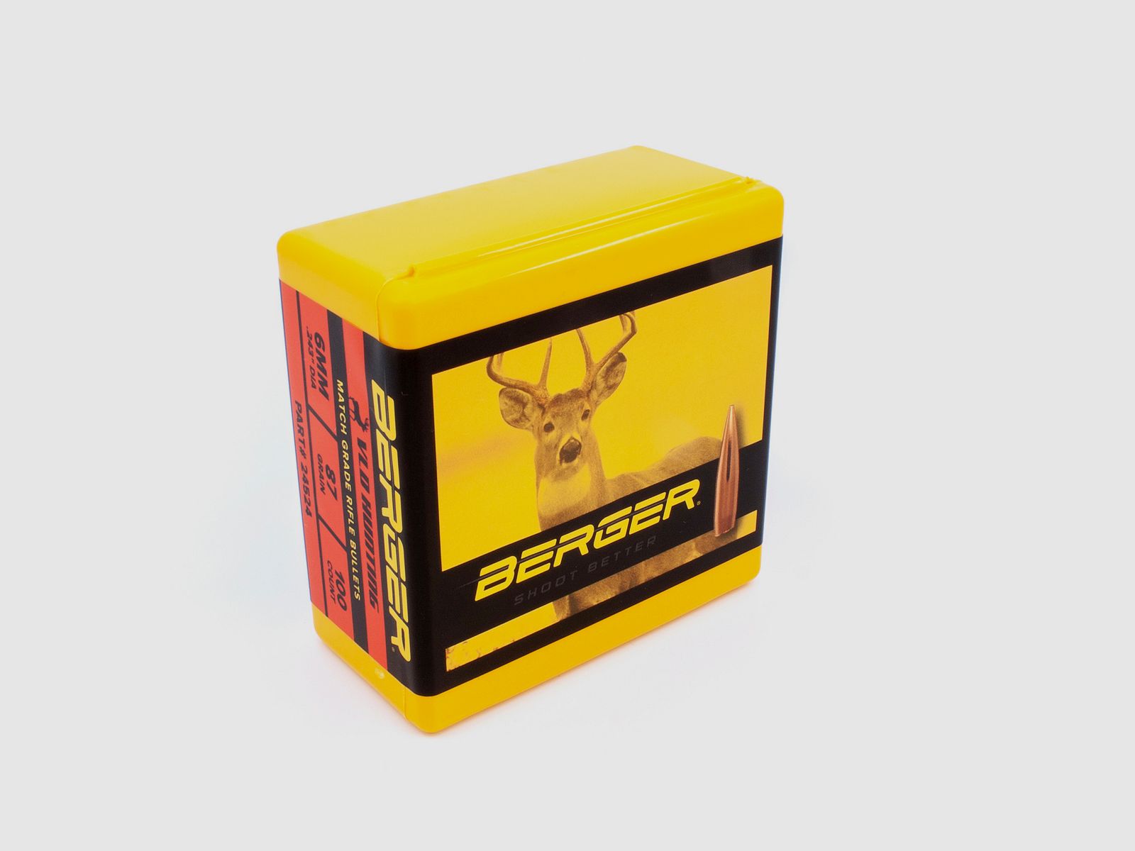 Proiettile Berger 6mm/.243 VLD Hunting 87GR 100 Pezzi