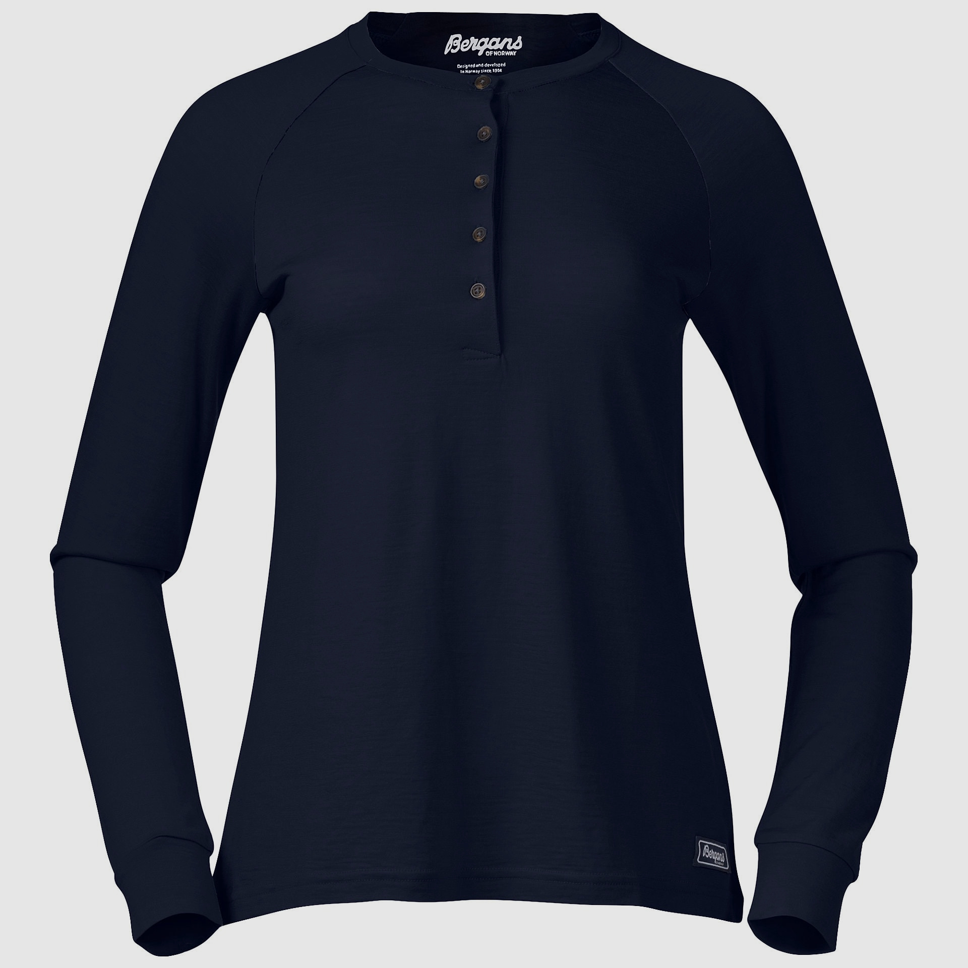 Bergans Lysebu Wool Henley Women's Navy Blue M