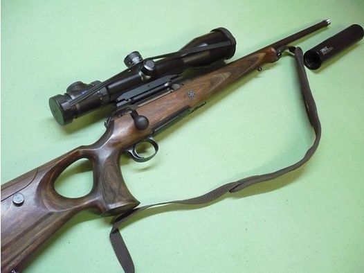 1 Repetierbüchse Sauer Mod. 101 mit Schalldämpfer, Kal. 308Win