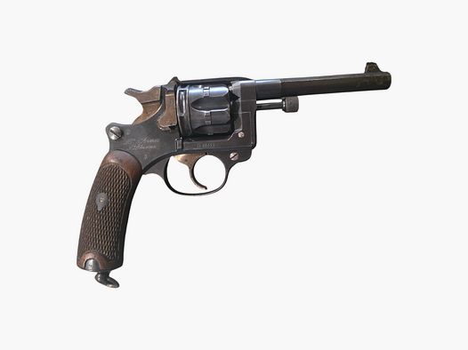 FRANZÖSISCHER REGLEMENTSREVOLVER Modell 1892, datiert 1896, Kaliber 8MM92, Erster Weltkrieg, Zweiter Weltkrieg