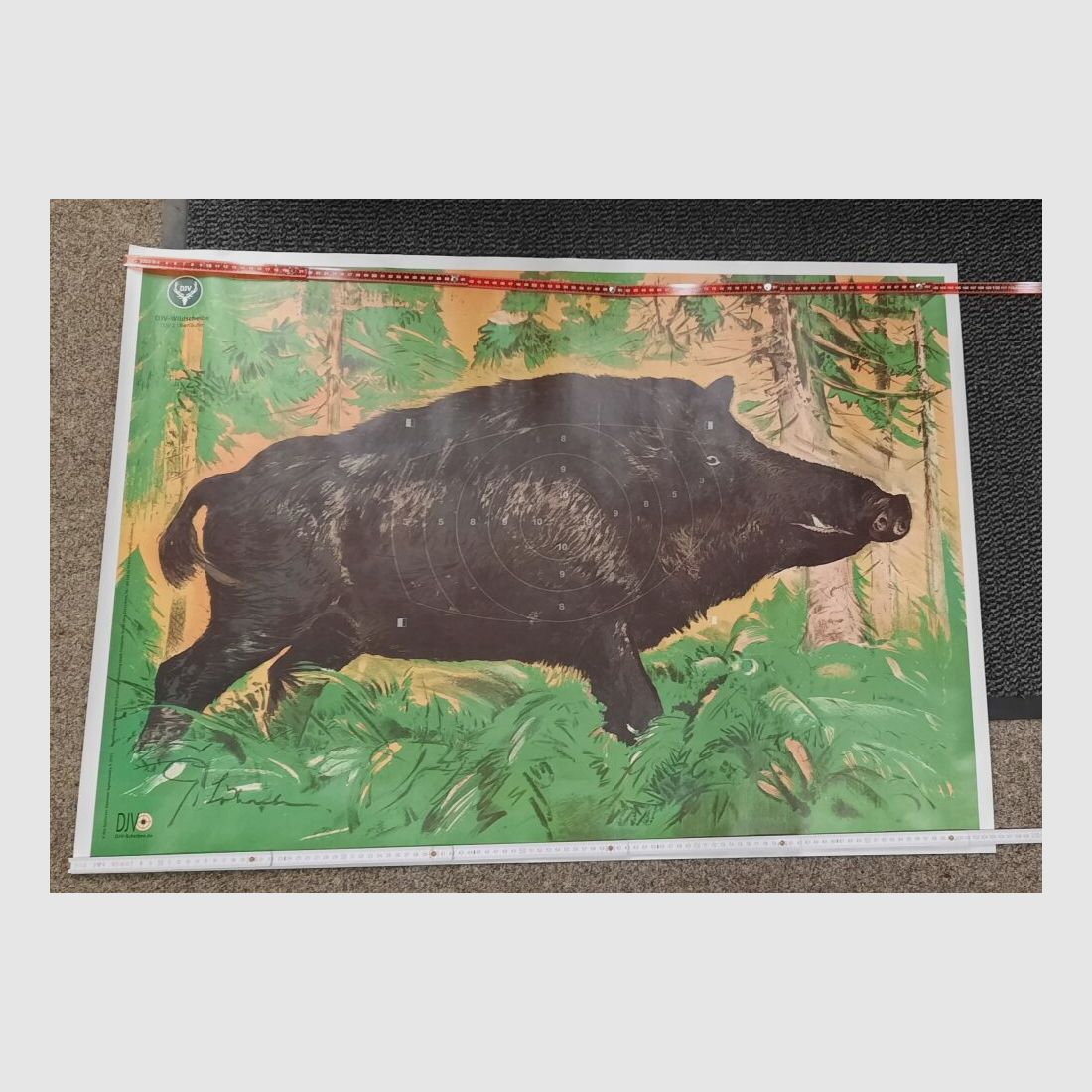 Schießscheibe Jagdscheibe Wildscheibe