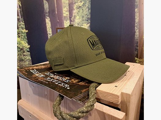 MAUSER Canvas Logo Kappe/ Cap matt oliv