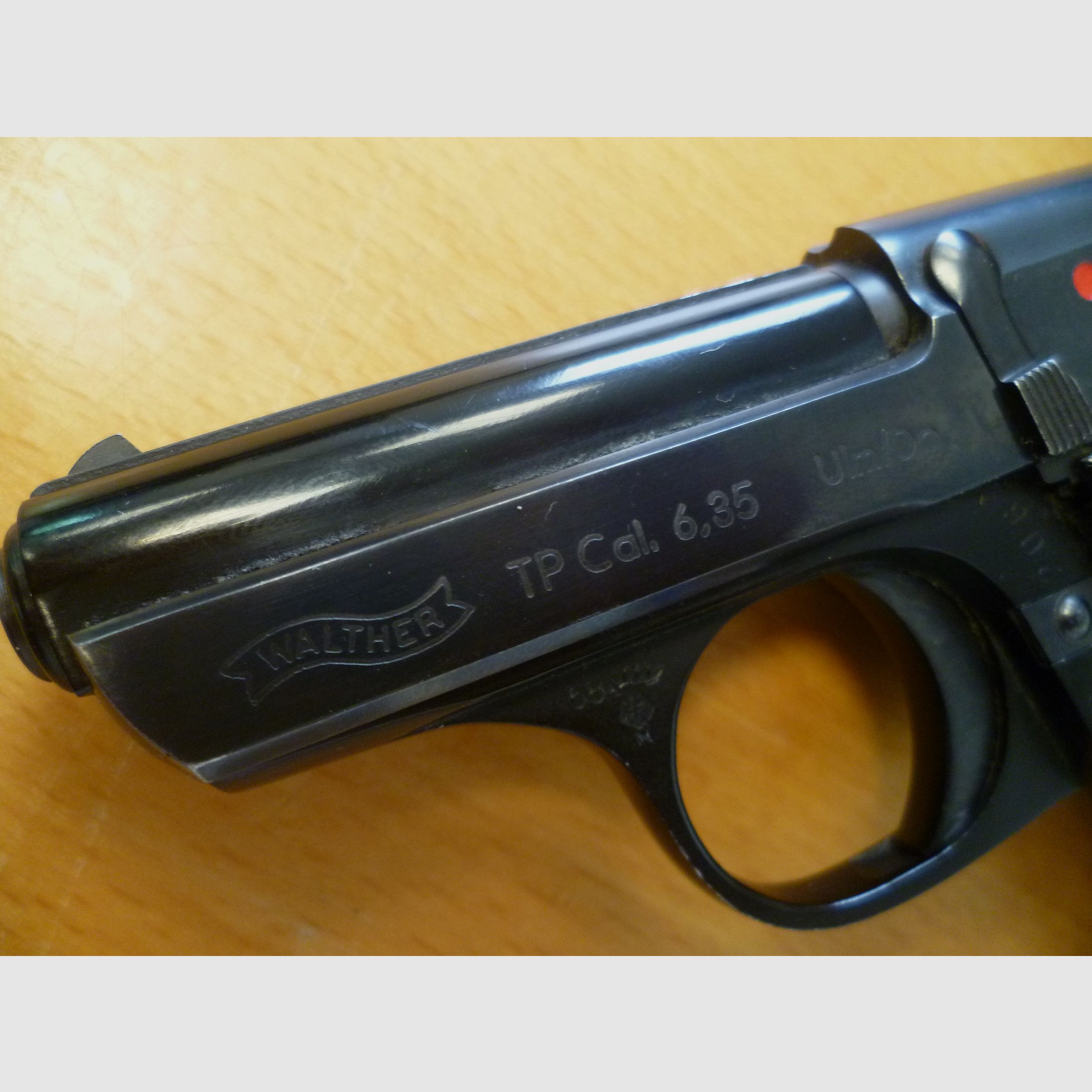 Pistola Walther TP 6,35 mm Browning