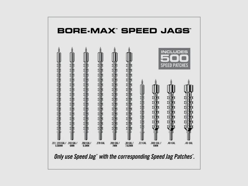 Real Avid Bore-Max Speed Jags & Patches, image 2 of 2