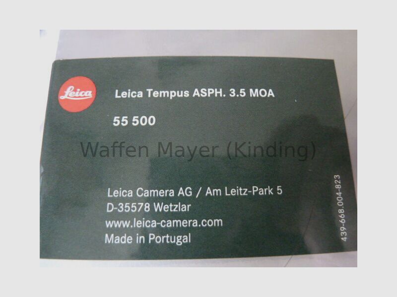 Leica Tempus - ASPH red dot sight