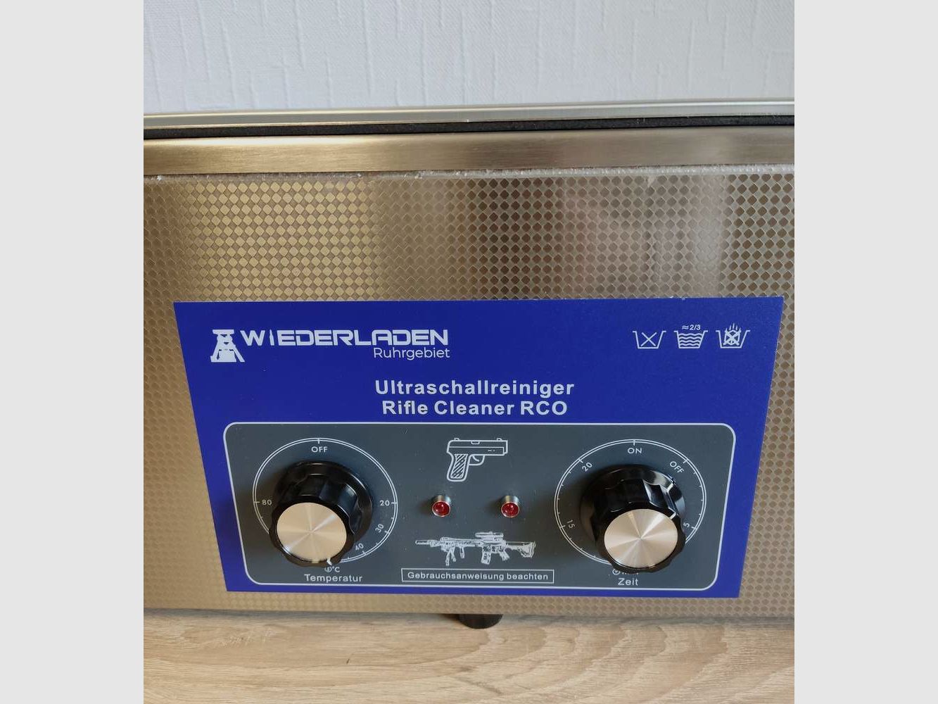 Reloading Ruhr area weapon ultrasonic cleaner RCO, 80x20x10cm, 16L