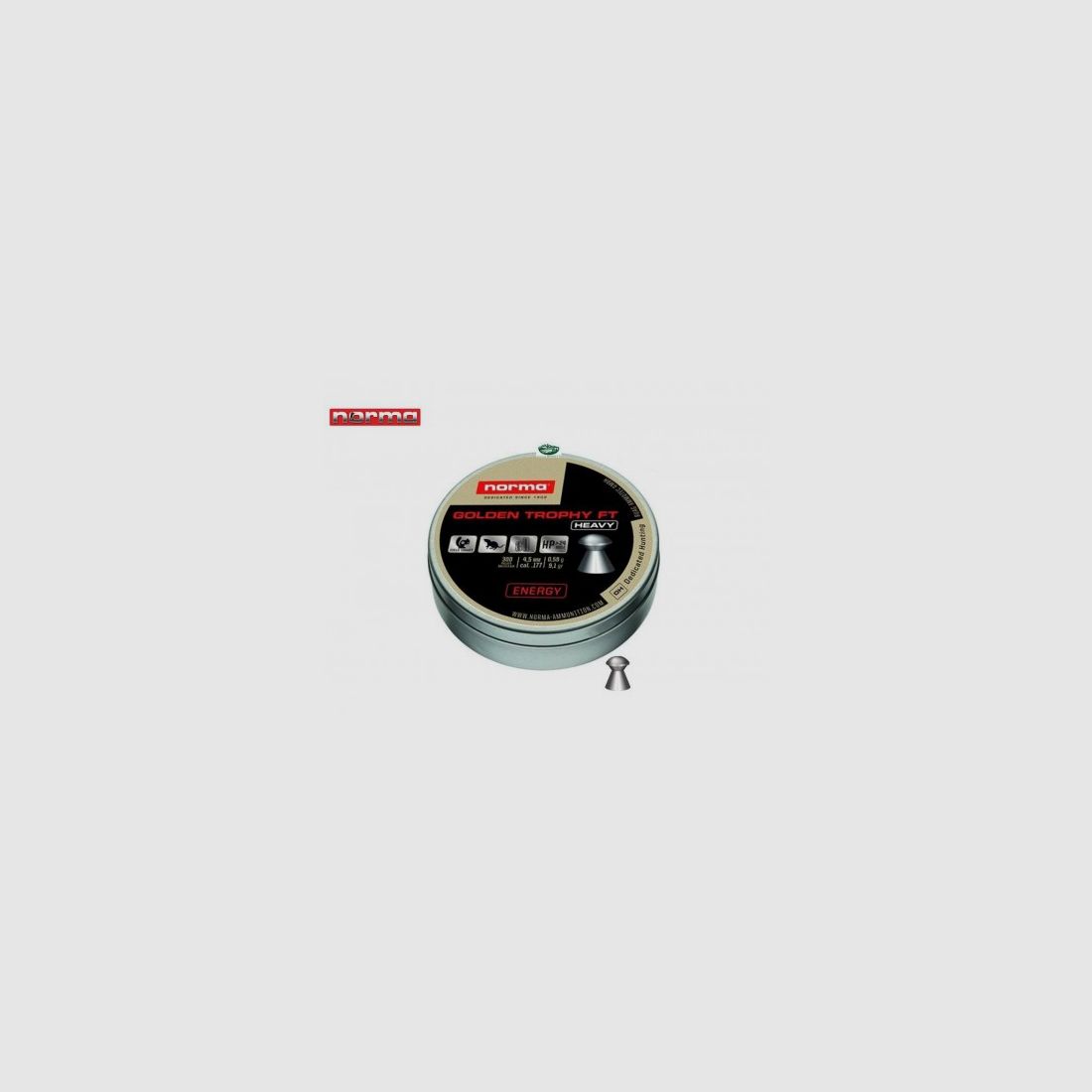 NORMA Geschosse Golden Trophy FT Kal.4,50 0,59GR Packung 300