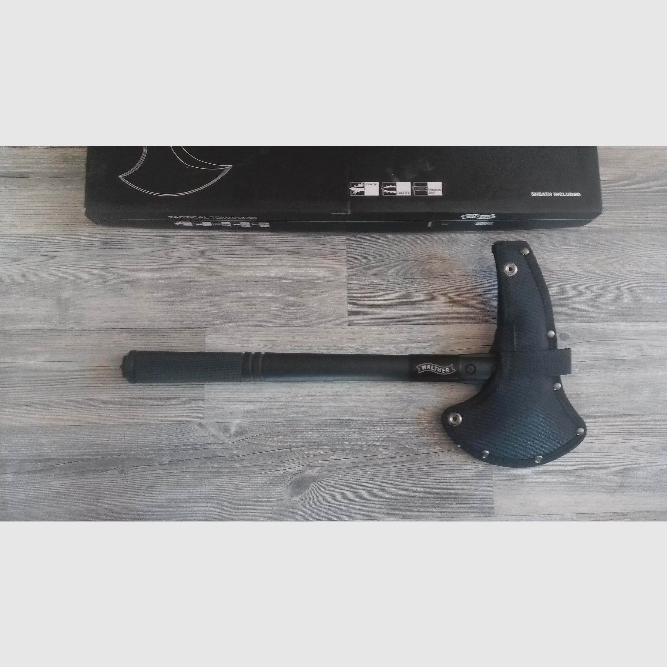 Walther Tactical Tomahawk inkl. Nylon Scheide – unbenutzt