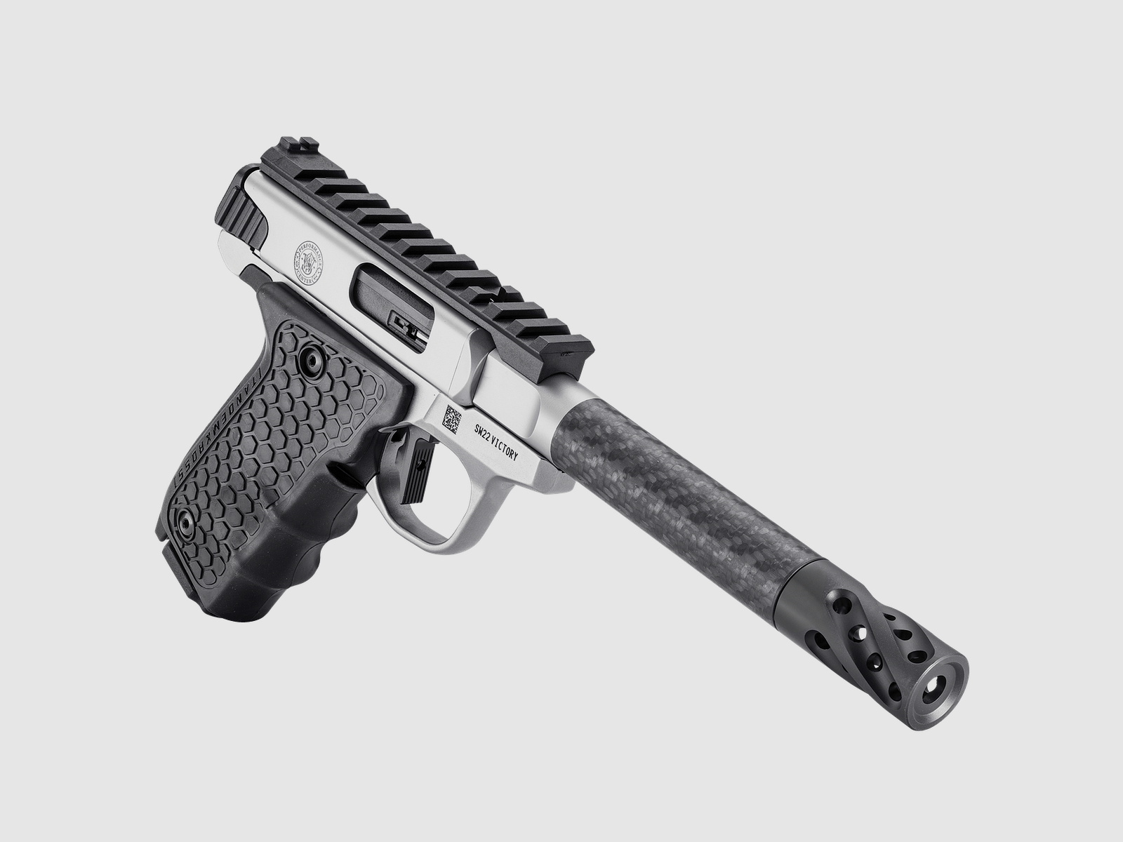 Smith & Wesson PC SW22 Victory™ Target Model – Carbonfaserlauf, Optic Ready, S/S Gls Bead .22LR 6in 10rnd SAO, Bild 2 von 6