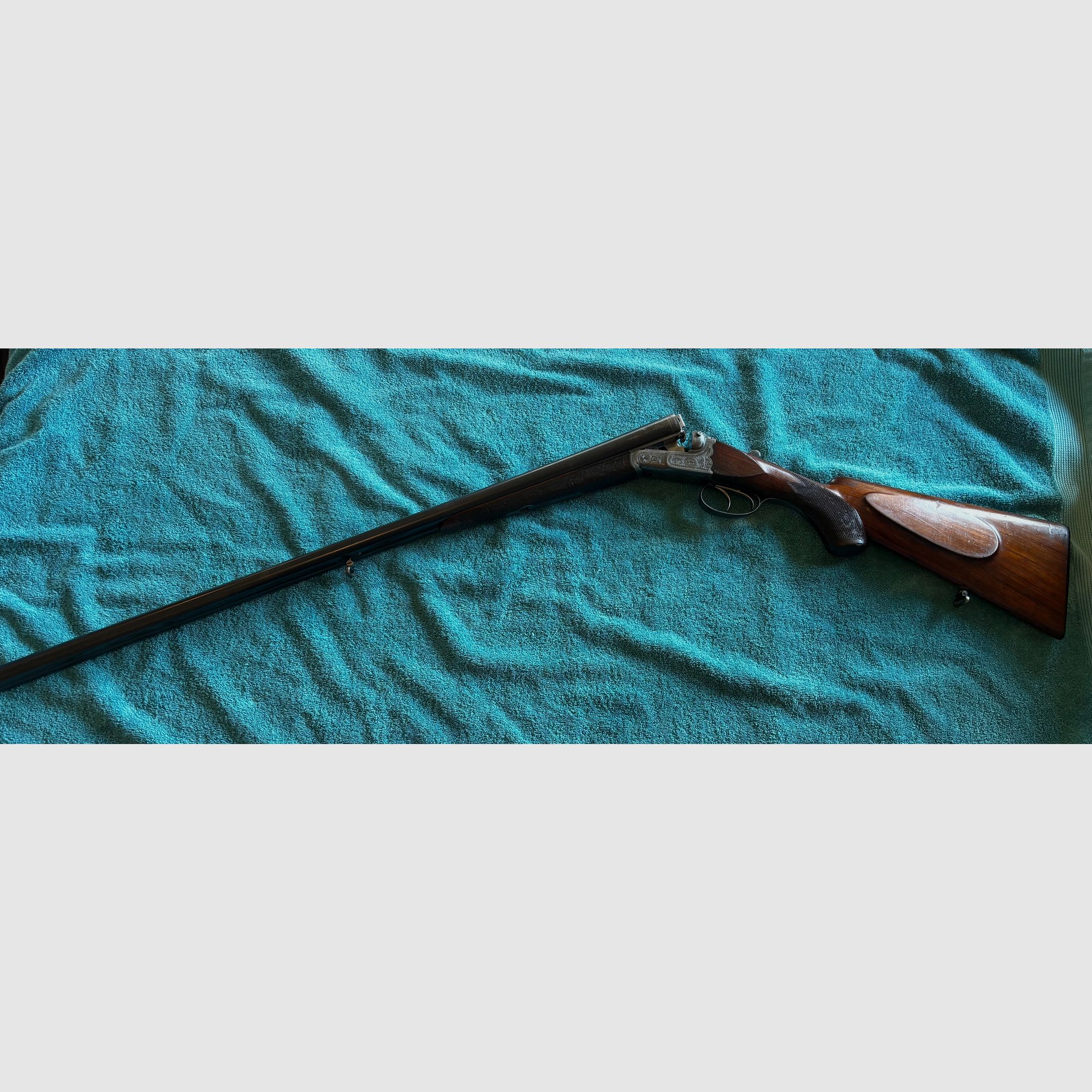 Alte Suhler Doppelflinte – Sempert & Krieghoff, Kaliber 16 ca. 100 Jahre alt