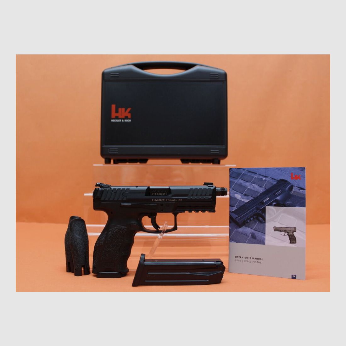 Heckler&Koch Ha.Pistole 9mmLuger Heckler&Koch/H&K HK SFP9 (SF) SD 120mm Polygonlauf/Gewinde M13,5L/ Push-Button