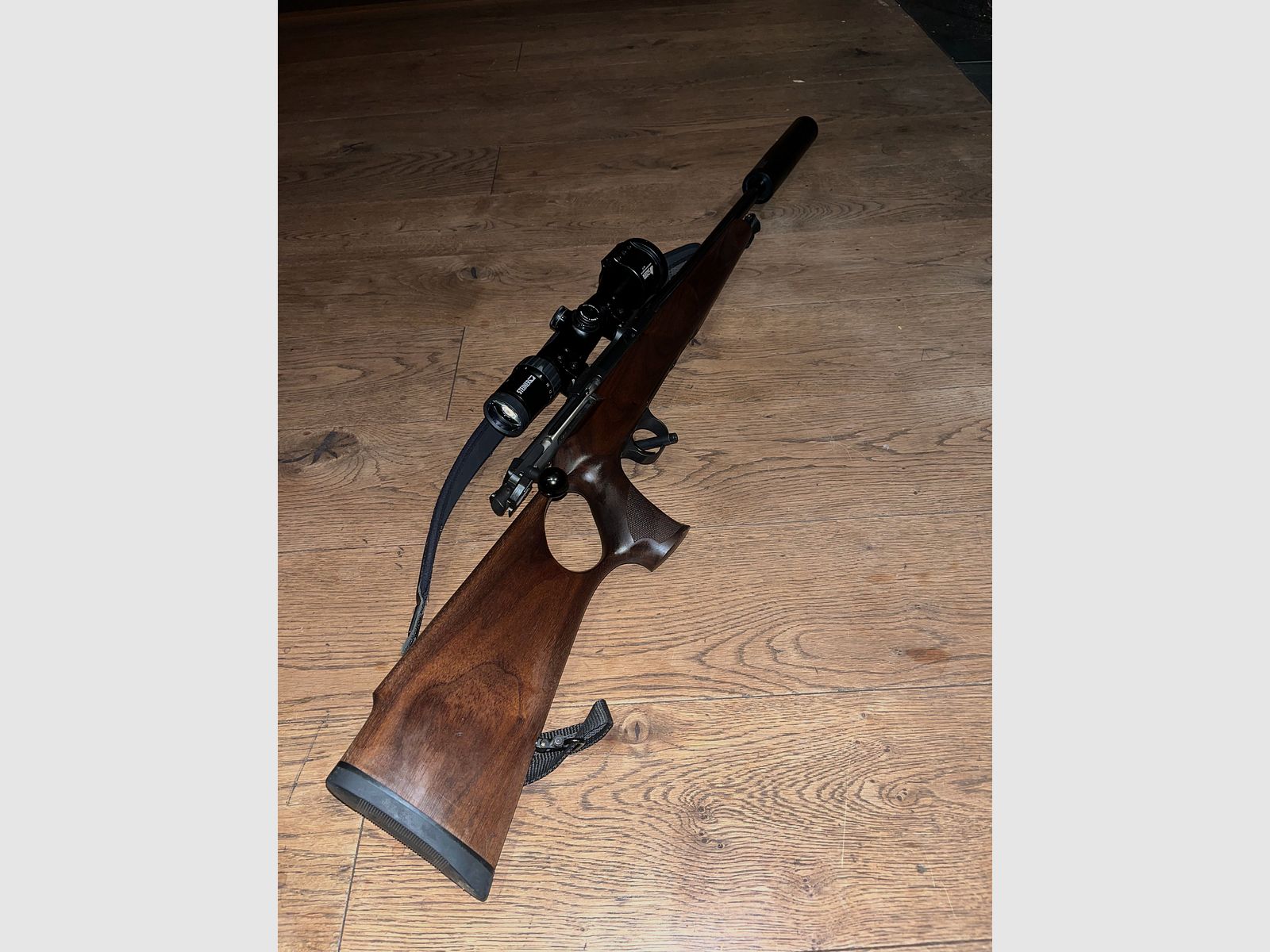 Repetidor de cerrojo Steel Action HS 308 culata de agujeros Liemke Merlin 42 Hausken