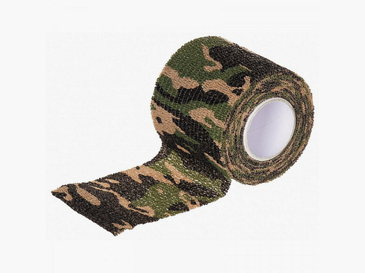 NASTRO CAMOUFLAGE ADESIVO - 5 CM x 4,5 M - WOODLAND