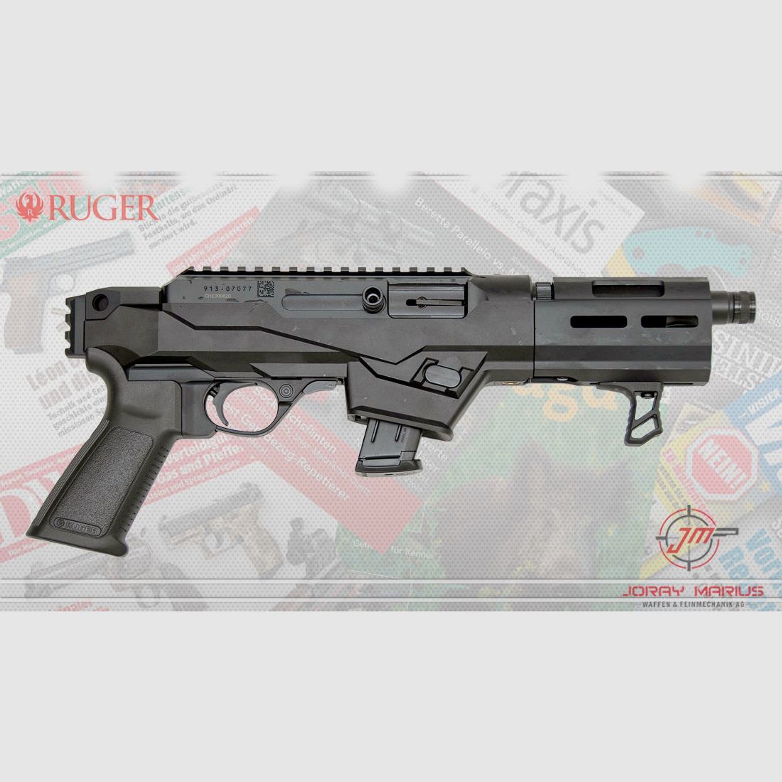 Ruger PC Charger Takedown 9mm Para, 17-round