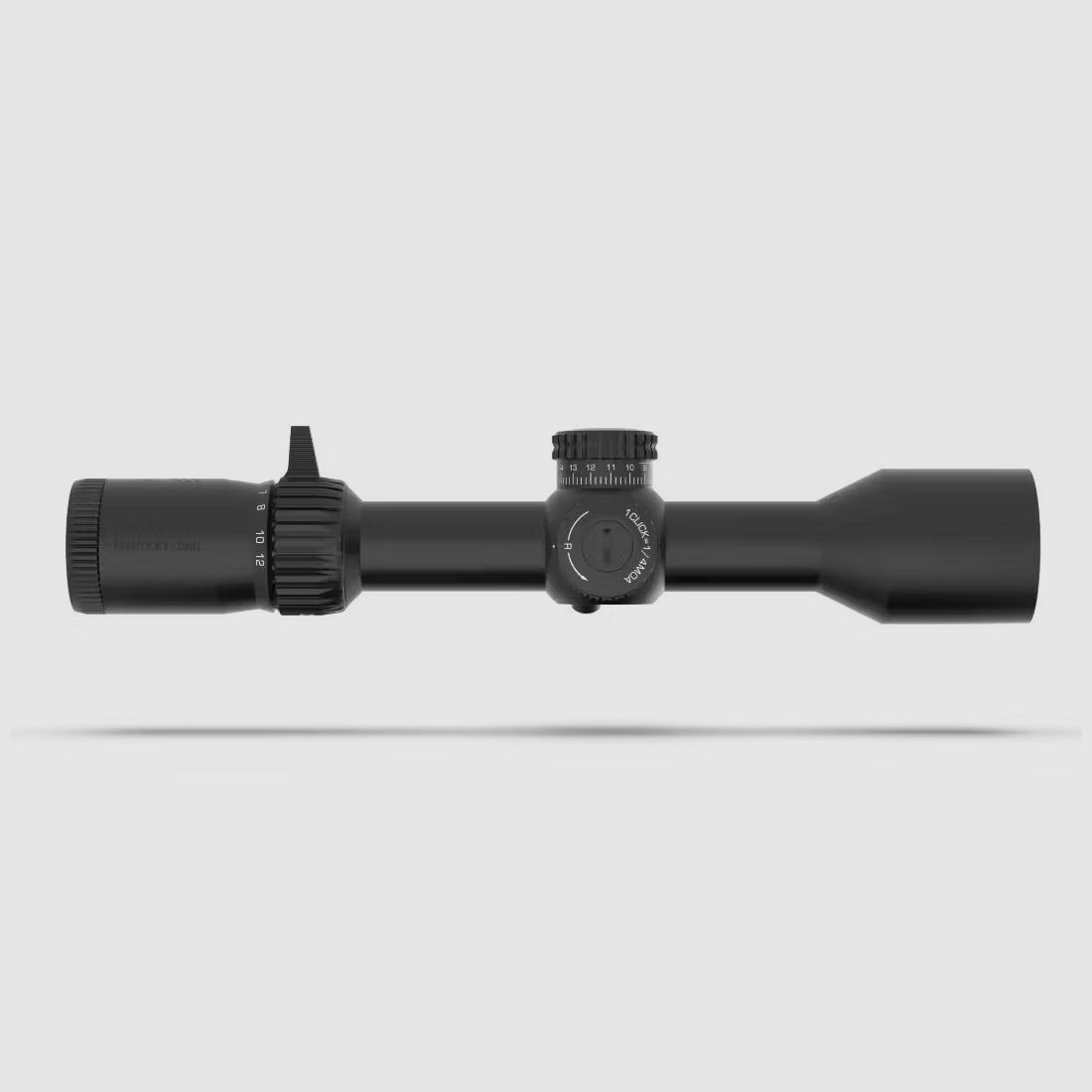 Swampfox Kentucky Long 2-12x44 FFP Präzisionszielfernrohr - Sharpshooter MOA-Leuchtabsehen