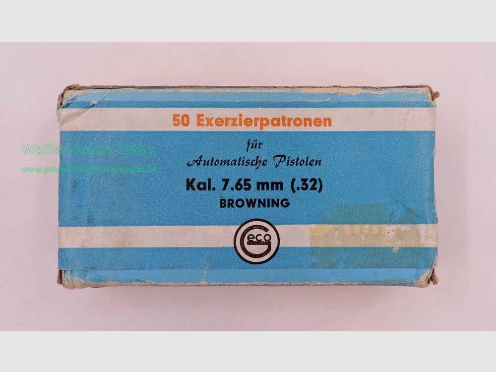 Geco - Fürth Exerzierpatronen 7,65mmBrowning/.32ACP