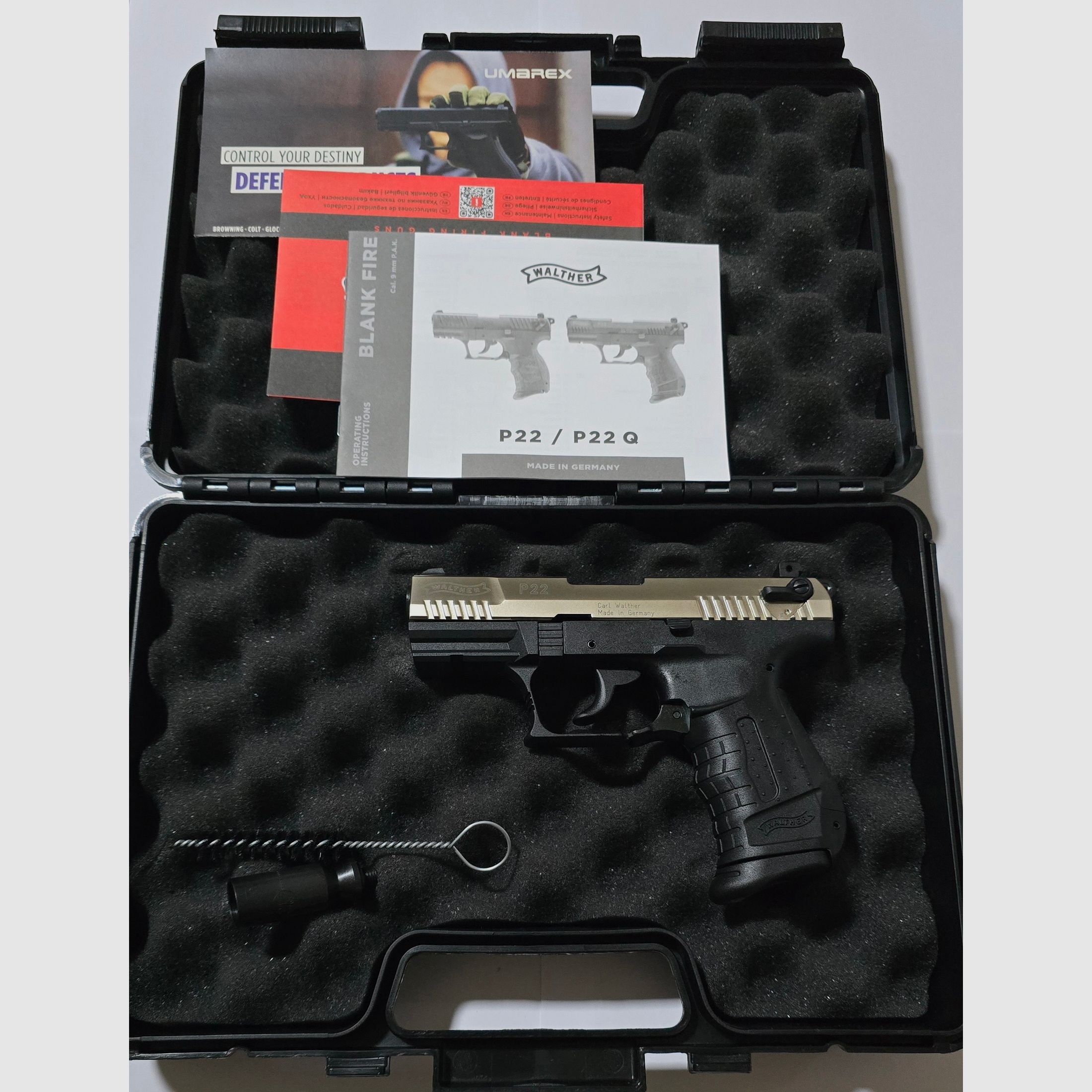 Walther P22 Nickel Classic Schreckschuss 9mm PAK