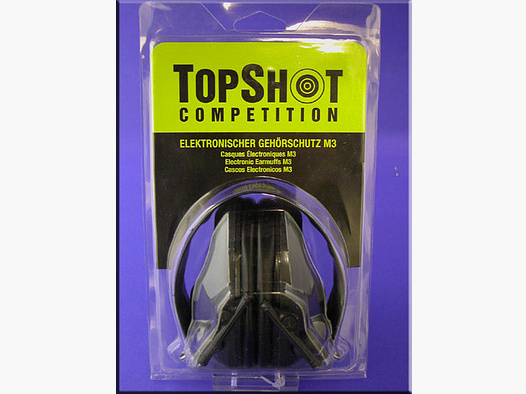 TOP-SHOT Competition-M3 elektronischer Aktiv Gehörschutz