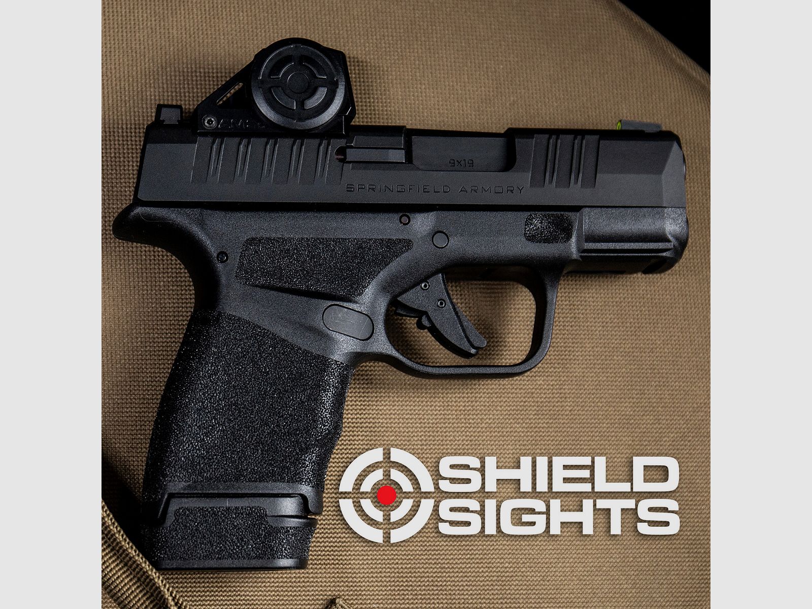 SHIELD Advanced Mini Sight Compact (AMSc) Celownik Czerwony – 8 MOA – Matowy Czarny