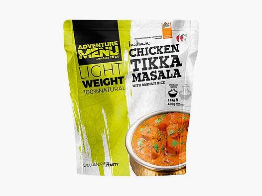 Adventure Menu Lightweight Hähnchen Tikka Masala mit Basmatireis