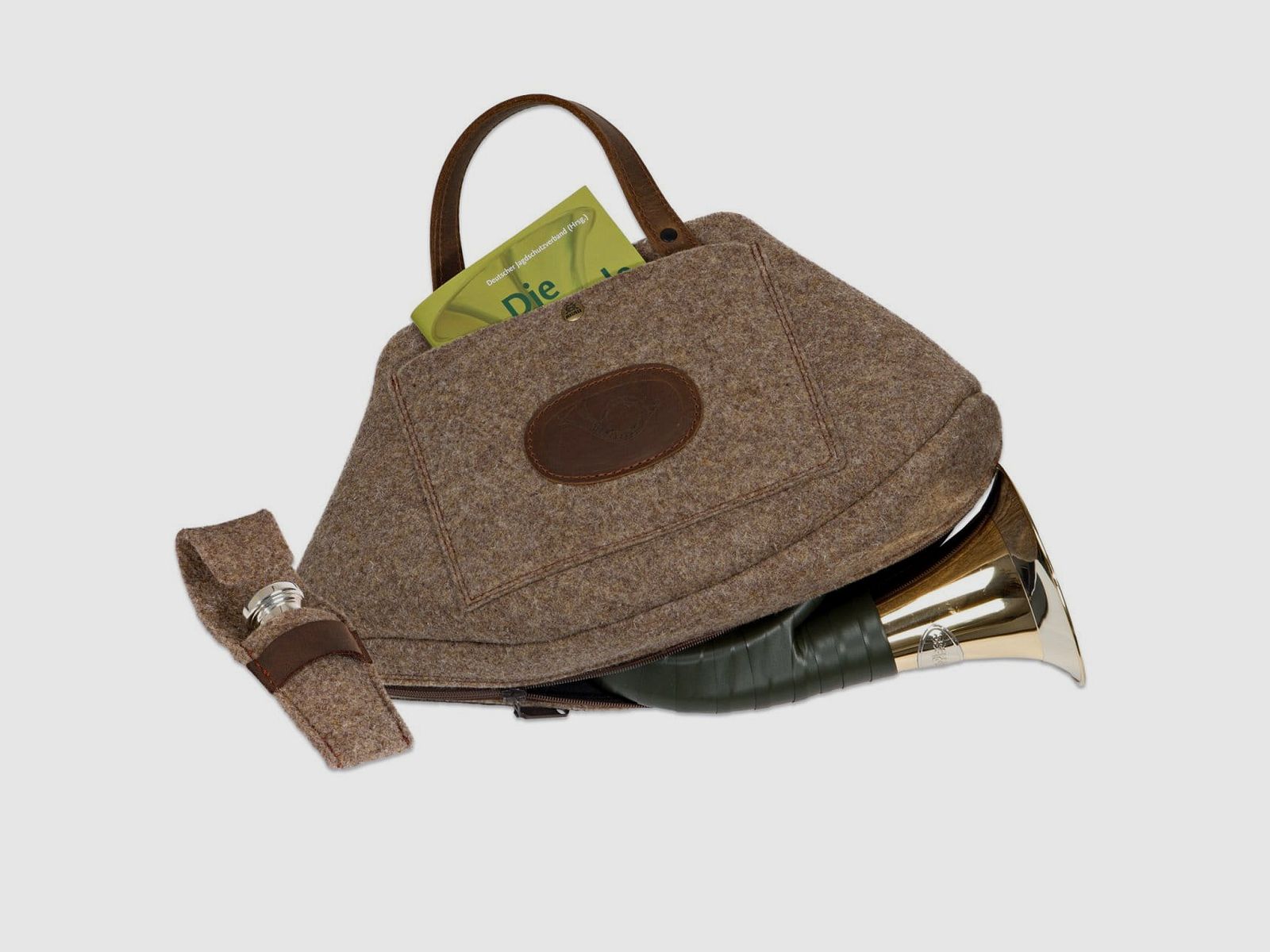 AKAH wool felt case for Fürst Pless horn