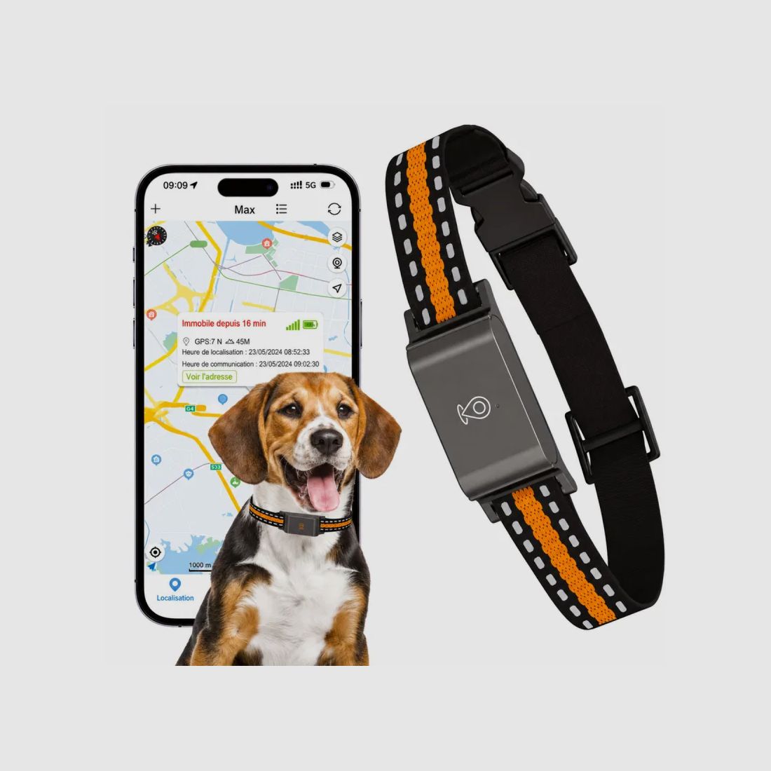 Collare GPS 4G per animali con abbonamento, immagine 1 di 13