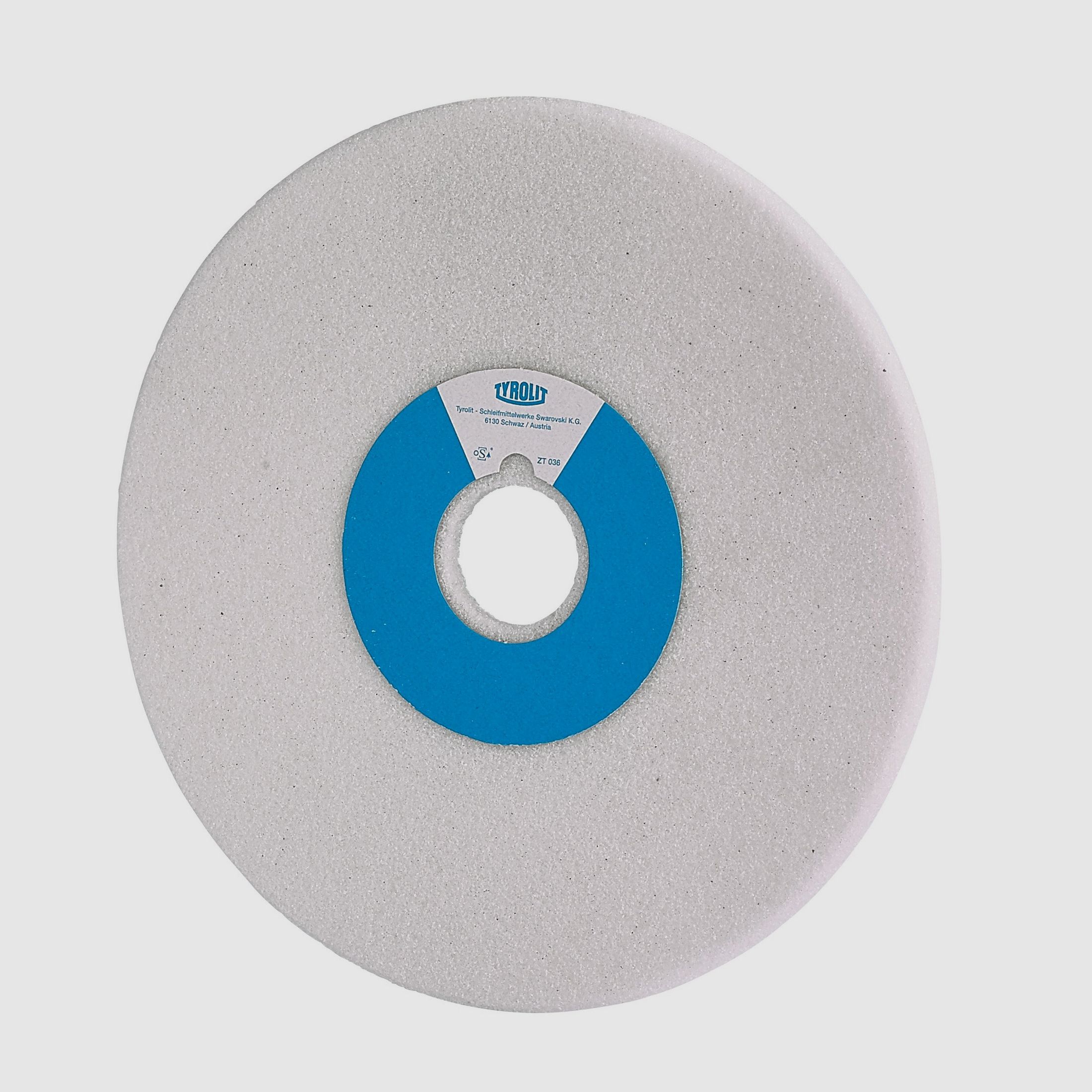 Edelkorund-Schleifscheibe wei