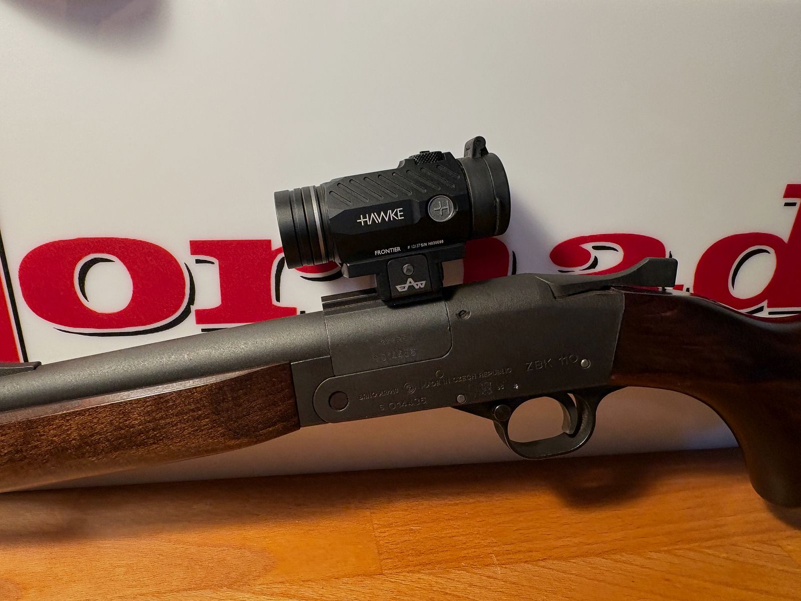 CZ Brno Kipplaufbüchse .222 Rem. mit Wechsellauf 12/70 und Optik