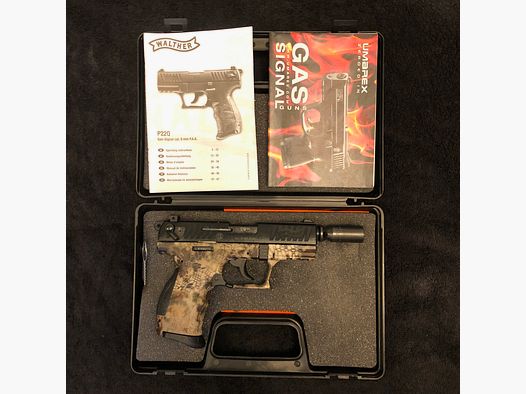 Walther P22Q kryptek/Camouflage 9mm Pak