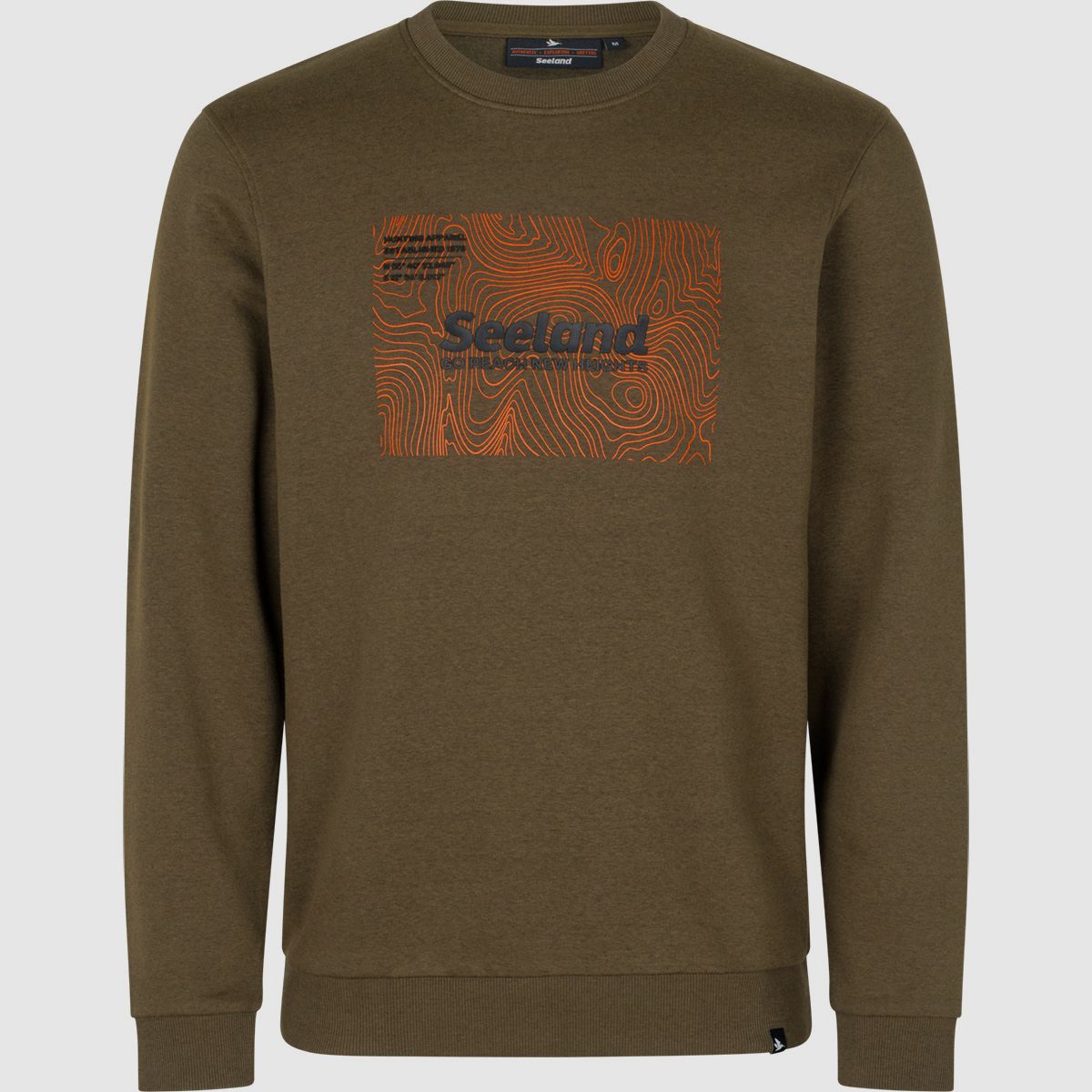 Seeland Sweatshirt Pulse  Dark Olive Melange