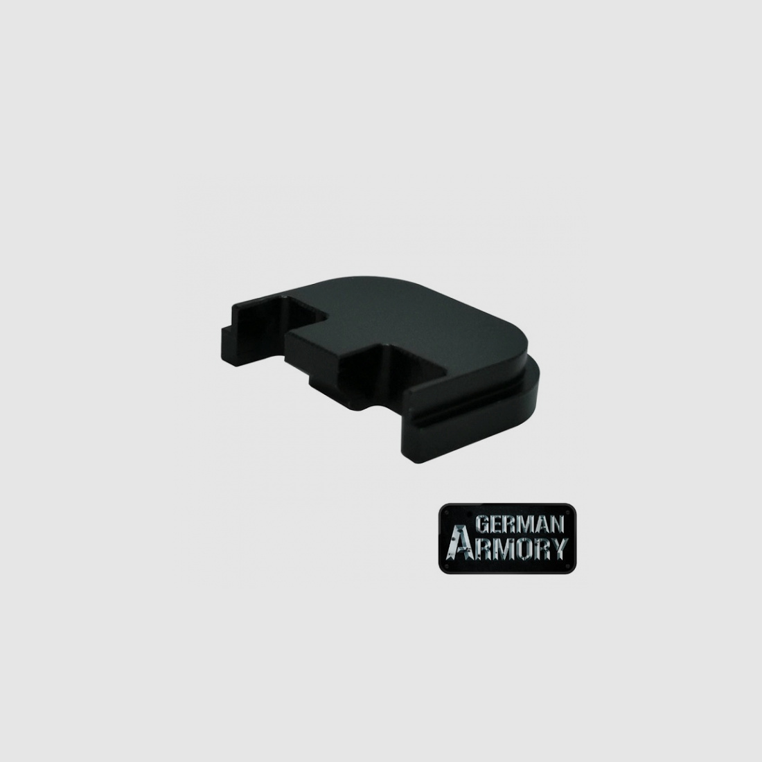 Glock Pistolen Abschlussplatte Backplate Endplate Aluminium Tuning Gen. 1-5 17 19 20 21 22 33