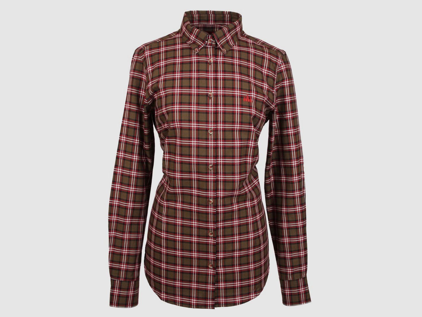 Foresta Bluse Oliv kariert
