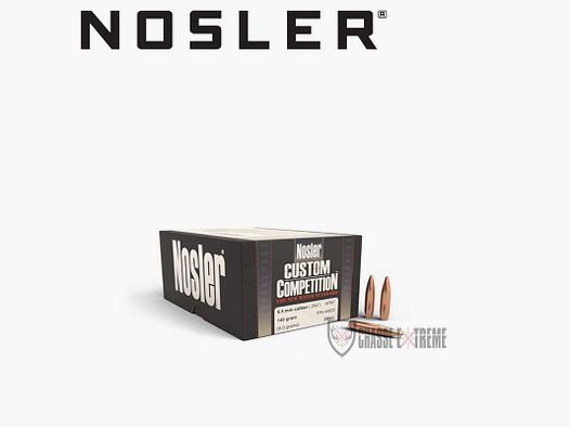 250 Proiettili NOSLER Cal 6.5mm 140gr Hpbt