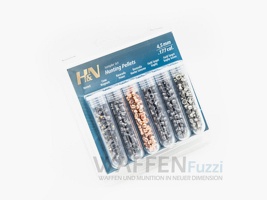 H&N Jagddiabolo Set 6er Pack Kaliber 4,5mm