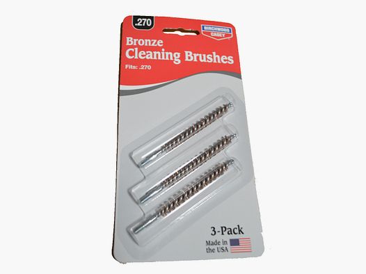 3 bronze brushes .270